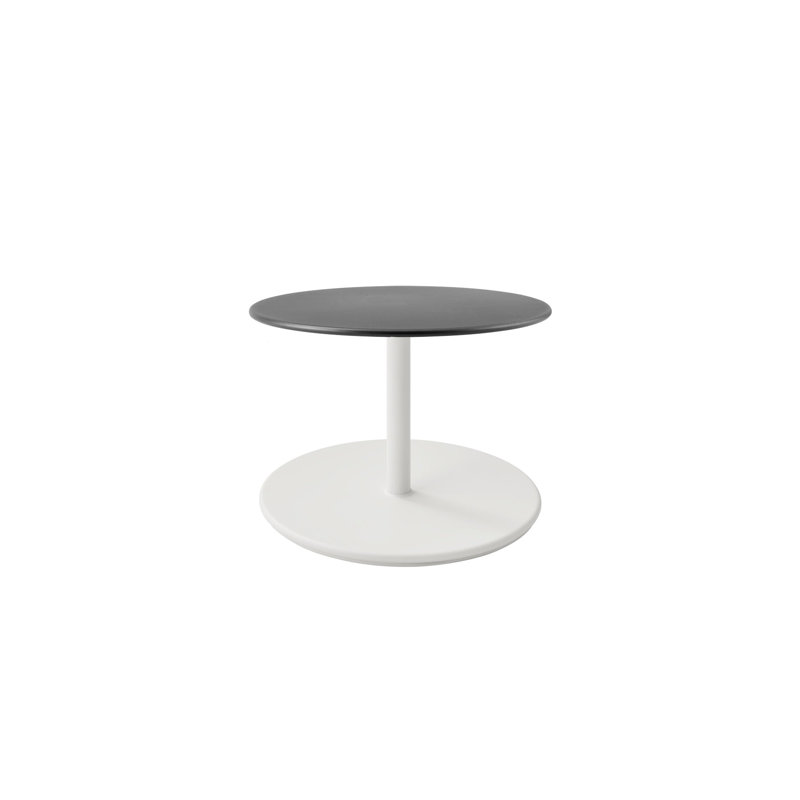 Outdoor Round, Lava Gray/Ceramic Light Gray, 23.7" W  x 23.7" L x 18" H