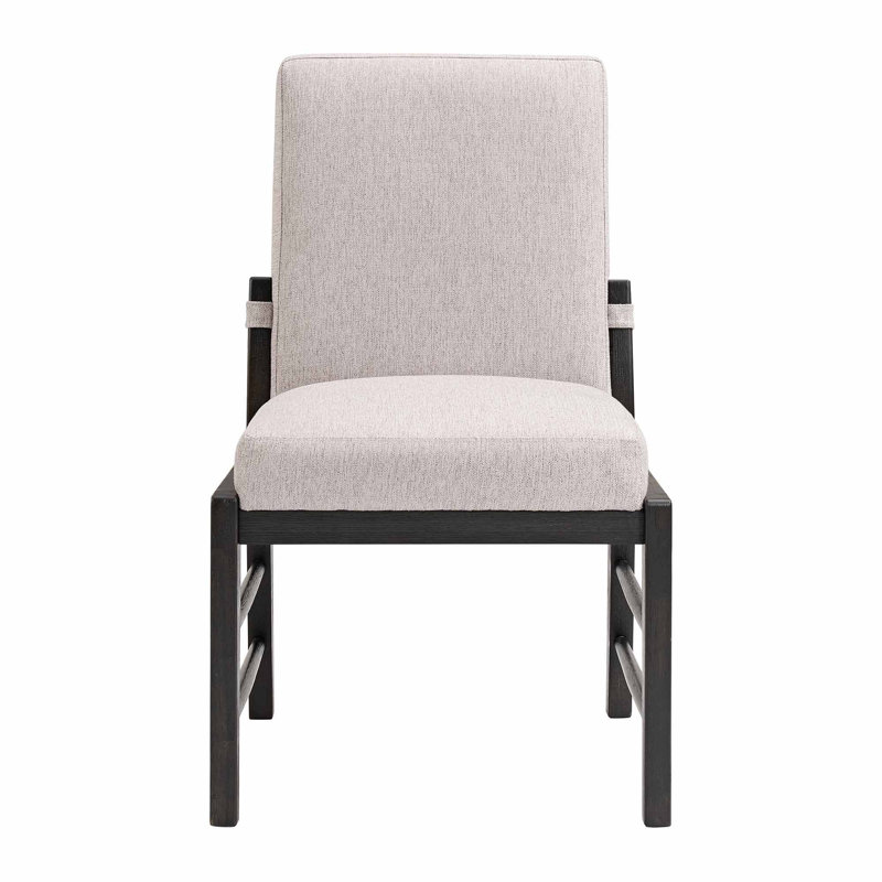 Chaise rembourrée Catriona, Noir