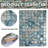 Mother of Pearl Seashell Mosaic Wall Tile,blue