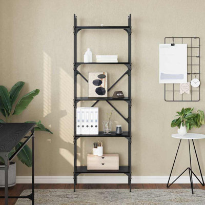 174cm H x 53cm W Metal Bookcase