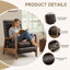 Fauteuil inclinable club 26 po Mid-Century-791783