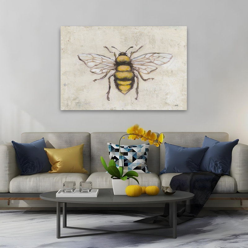 Animaux et abeilles, jardin, beauté, art, H 40 po x l 60 po