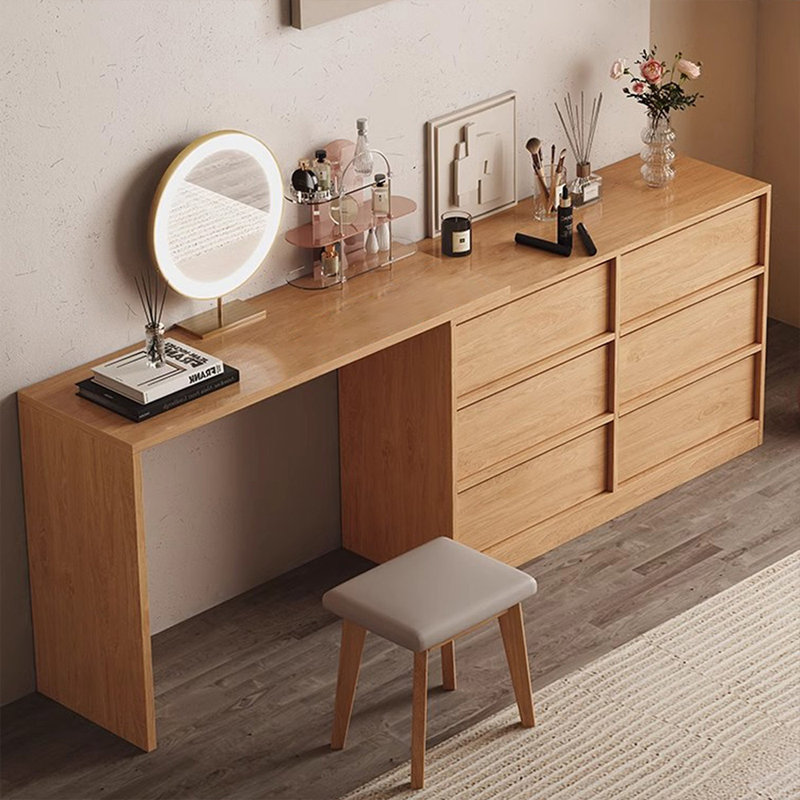 Makeup Vanity with Light mirror,6 drawers