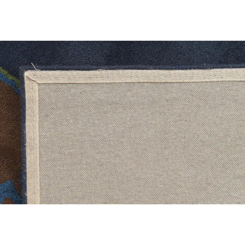 Tapis carré bleu marine Odenton