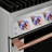 Hauslane 30" Dual Fuel Range In Stainless Steel | 4 Burners Up To 20,000 Btus | 4.2 Cu. Ft. Convection Oven With 5 Rack Positions | Convertible Ng/Lp | Cool-Touch Triple-Layer Door Rose Gold-120706422-120706423-120706429
