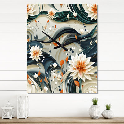 Janihya - Floral Wall Clock