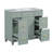 36'' Free-Standing Bathroom Vanity With Ceramic Sink, Cabinet With One Doors And 3 Drawers-246214498