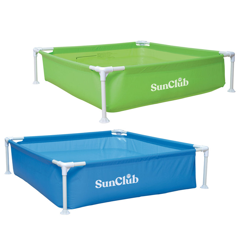 Ensemble de piscine en plastique 1,08 pi x 4 pi x 4 pi