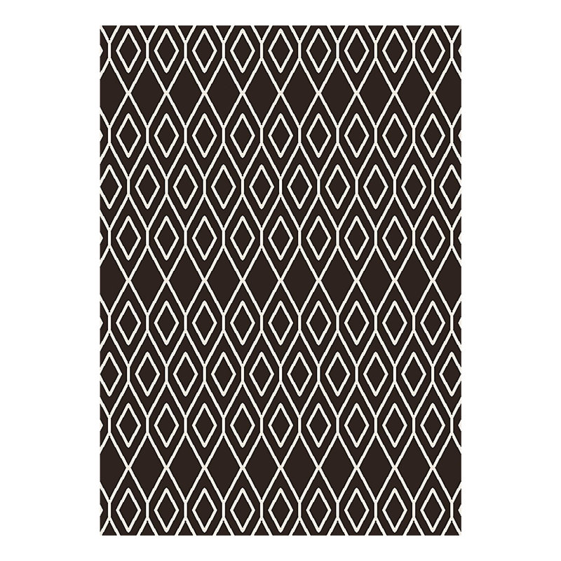 Tapis intérieur / extérieur Turks and Caicos, Noir, Rectangle 3 pi 1 po x 5 pi 3 po