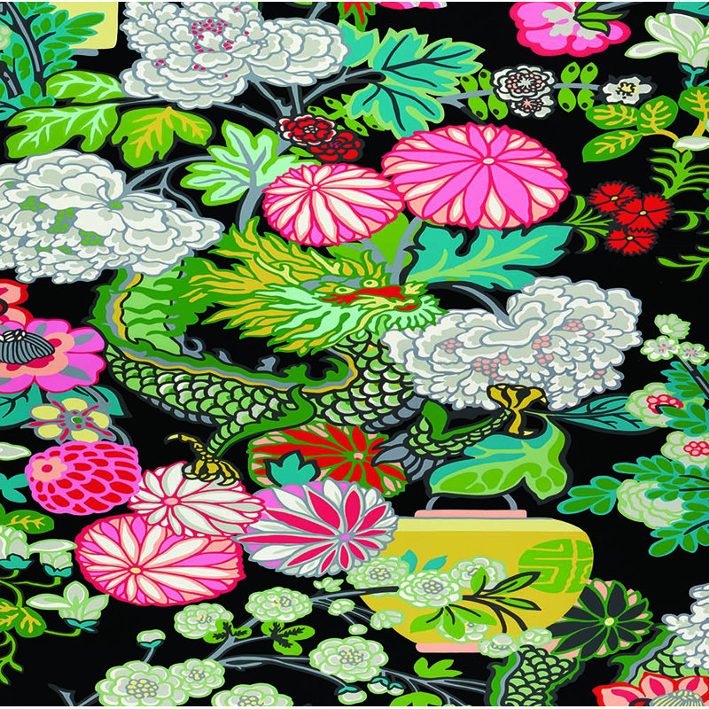 Chiang Mai Dragon Wallpaper, Ebony