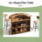 Bar Table,Arc-Shaped Bar Cabinet,Coffee Table