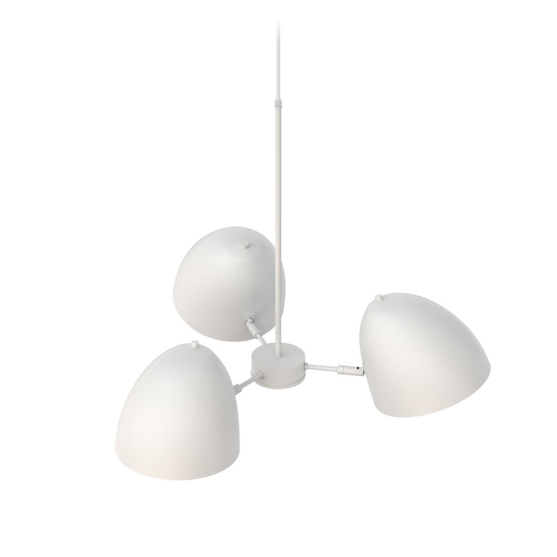 Grandstaff 3 - Light Dome Pendant, White