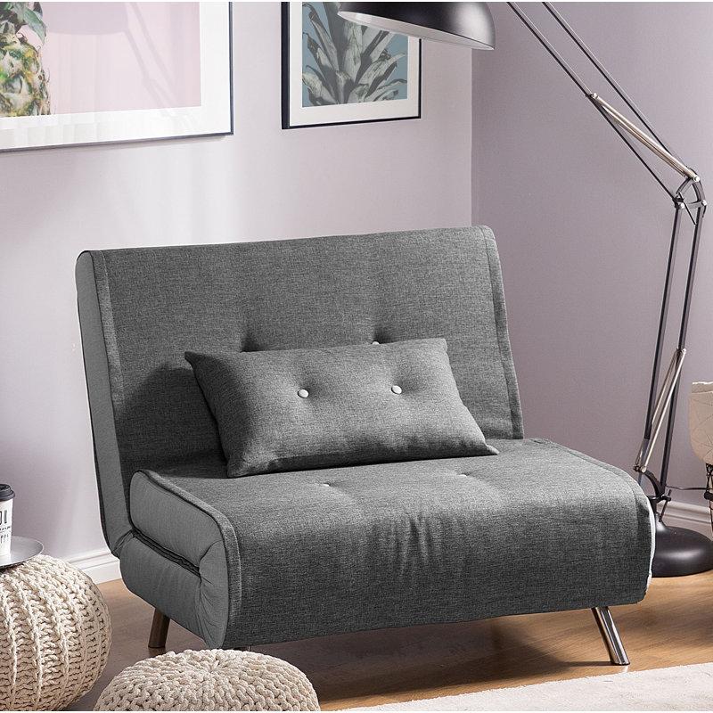 Frede 1 Seater Sofa Bed, Grey