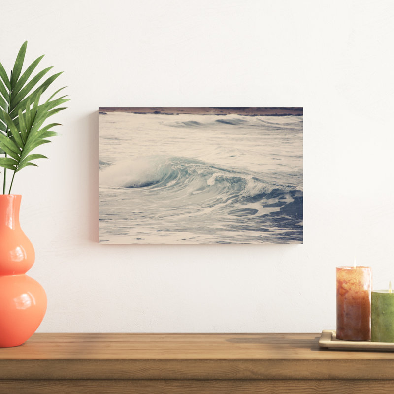 « ocean wave 2 », photographie sur toile, H 12 po x l 18 po
