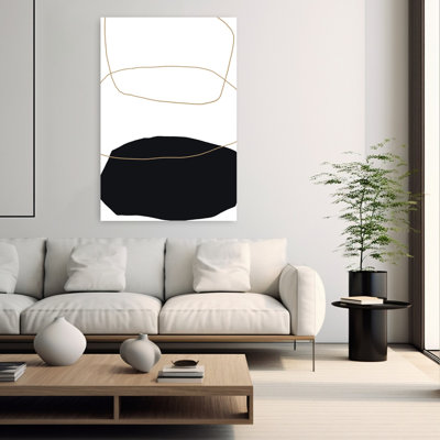 Art mural abstrait contemporain Beside You