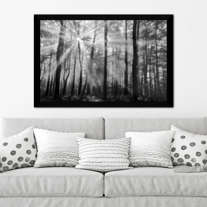 Breaking Through - photographie, Cadre noir, H 27,5 po x l 39,5 po x P 0,75 po