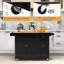 Solid Wood Top Kitchen Cart