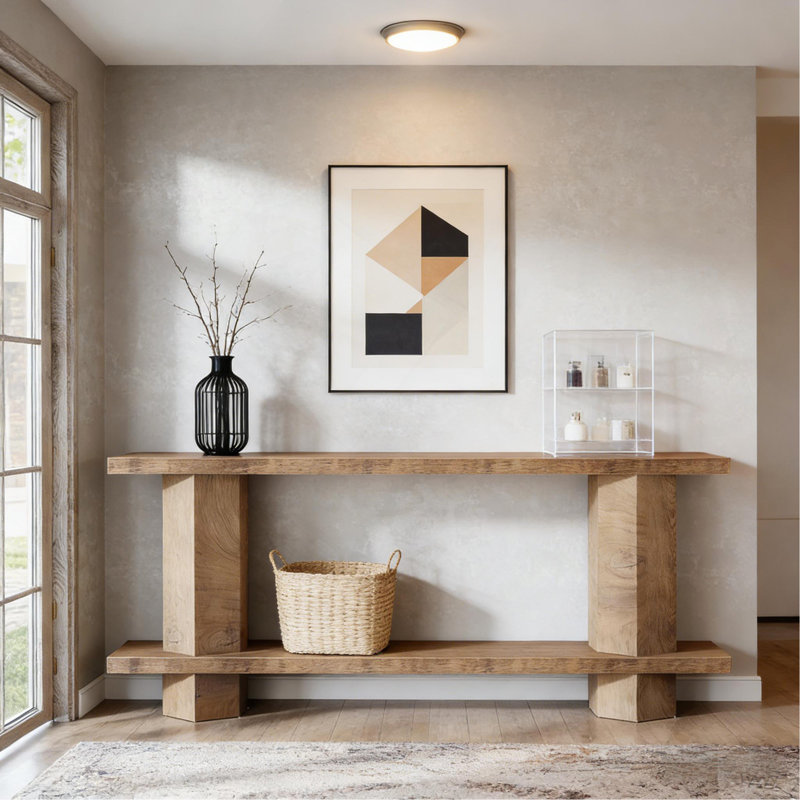 2-Tier Bedside Table,Sofa Table,Console Table,Hallway Table