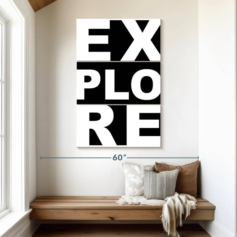 Tergel Explore Typography, 50" H x 32" W