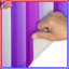 Tapis de bain mauve à rayures verticales-1731061759