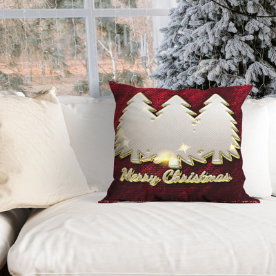 Geometric Outdoor Reversible Throw Pillow
