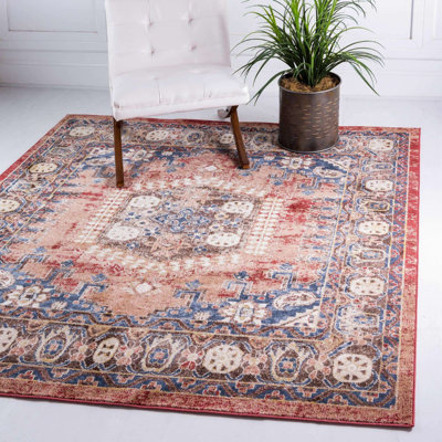 Tapis traditionnel Ulla couleur Bistre
