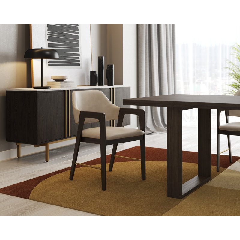 Buffet Briar, Gris / Blanc