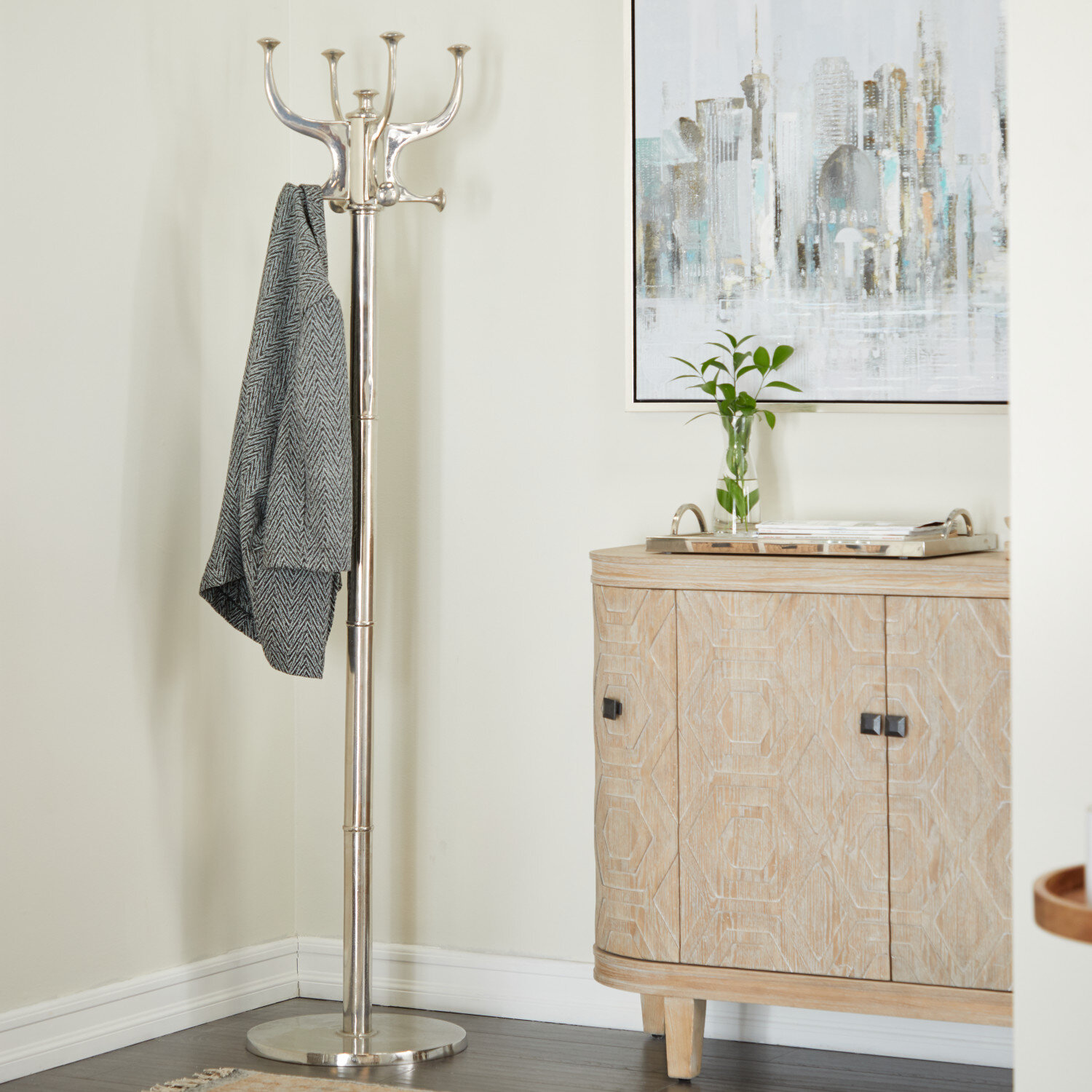 Donan 8 - Hooks Freestanding Coat Rack & Reviews