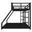 Queen Metal Bunk Bed for Teens & Adults, Space-Saving Design with Noise Reduction-1655023730