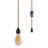 Pendant Light Cord Kit Hemp Rope With Dimmer, Vintage Hanging Lighting Cord(Shade Not included)