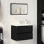 Bathroom Sink Cabinet with Drawer with Storage Engineered Wood Unit