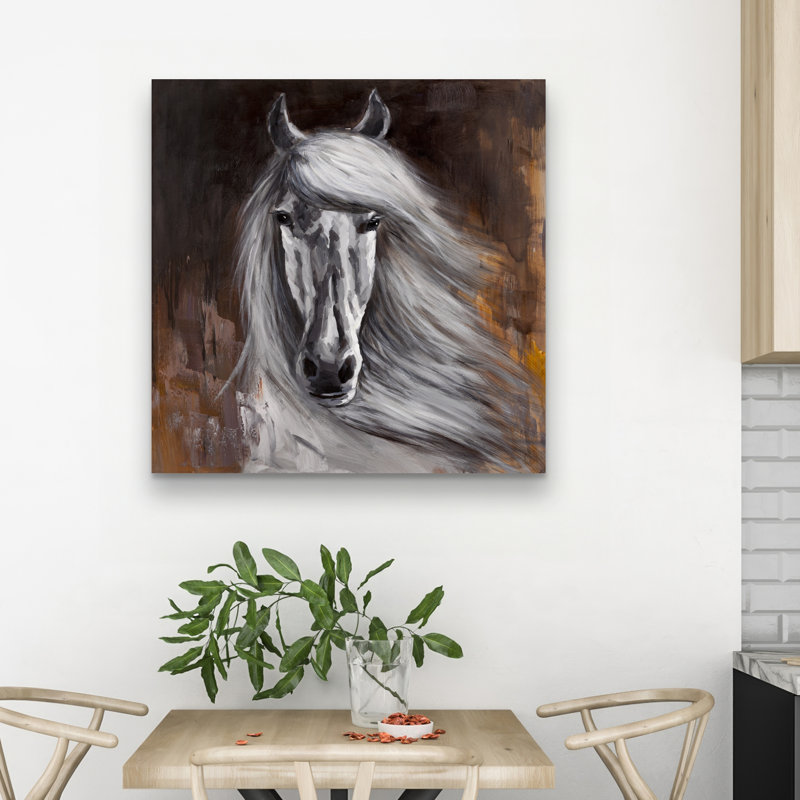 Proud horse - 32"x32" art on canvas