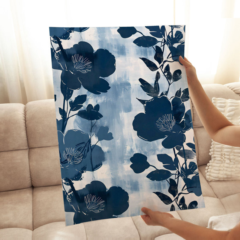 «Floral Floral Flower Dreams XVIII», reproduction d'art moderne sans cadre, H 7 po x l 5 po
