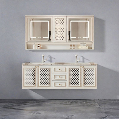 Armoire de salle de bain de style français rétro