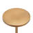 Meraux Antique Brass Adjustable Height Accent Table