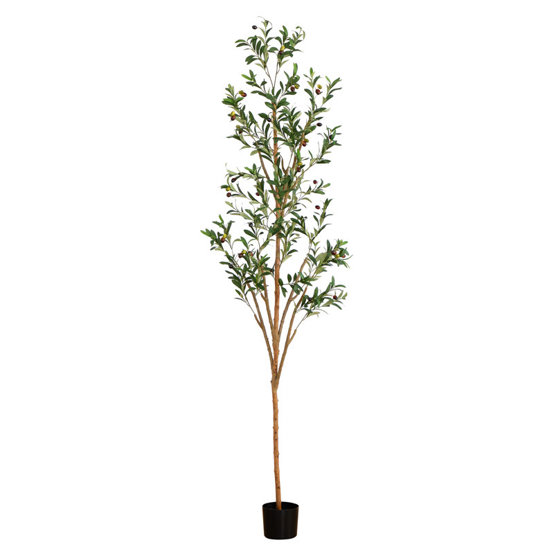 7 pi Olive artificielle avec tronc naturel