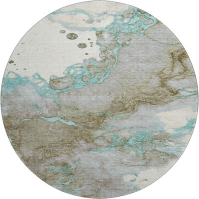 Premium Machine Washable Mayfield Abstract Rug