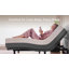 Lit réglable avec matelas à mémoire de forme inclus: massage, USB, éclairage sous le lit, télécommande sans fil et contrôle des applications-130806296-131645597