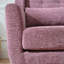 Fauteuil d'appoint moderne en chenille avec coussin lombaire-610296127