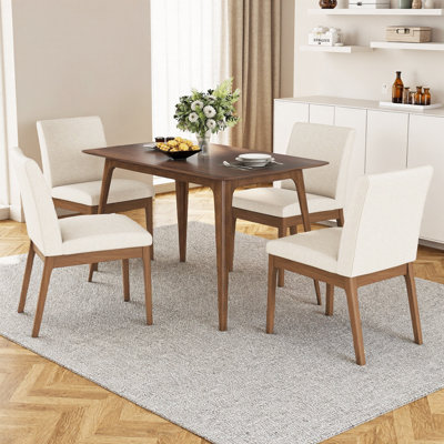 Ensemble de table de salle à manger 5 pièces Mid-Century Modern