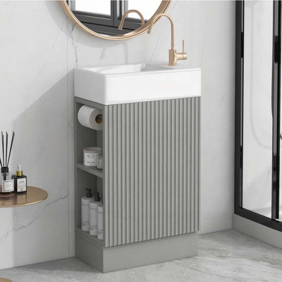 Meuble-lavabo 18,6 po avec lavabo