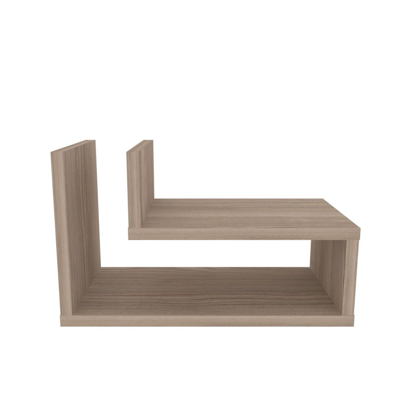 Modern Nightstand, 17.7 x 10.6 x 21.1 inches | 100% Melamine Coated Particle Board, Thickness: 0.7 inches | Stylish & Functional Design for Bedroom or Living Room, Perfect for Contemporary Spaces