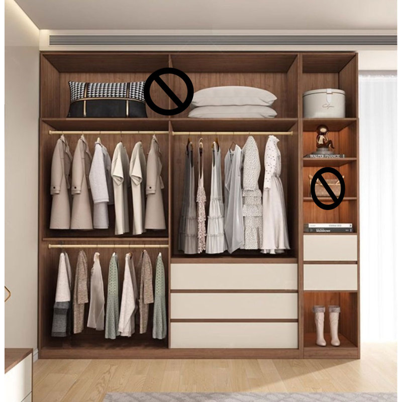 Petite garde-robe moderne et simple, H 78,74 po x l 47,24 po x P 23,62 po