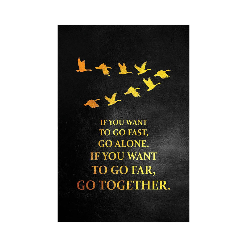 Go Together by Adrian Baldovino - Wrapped Canvas Print, 20.32 cm H x 30.48 cm W