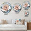 Horloge murale Siddhant - Rose-327045907