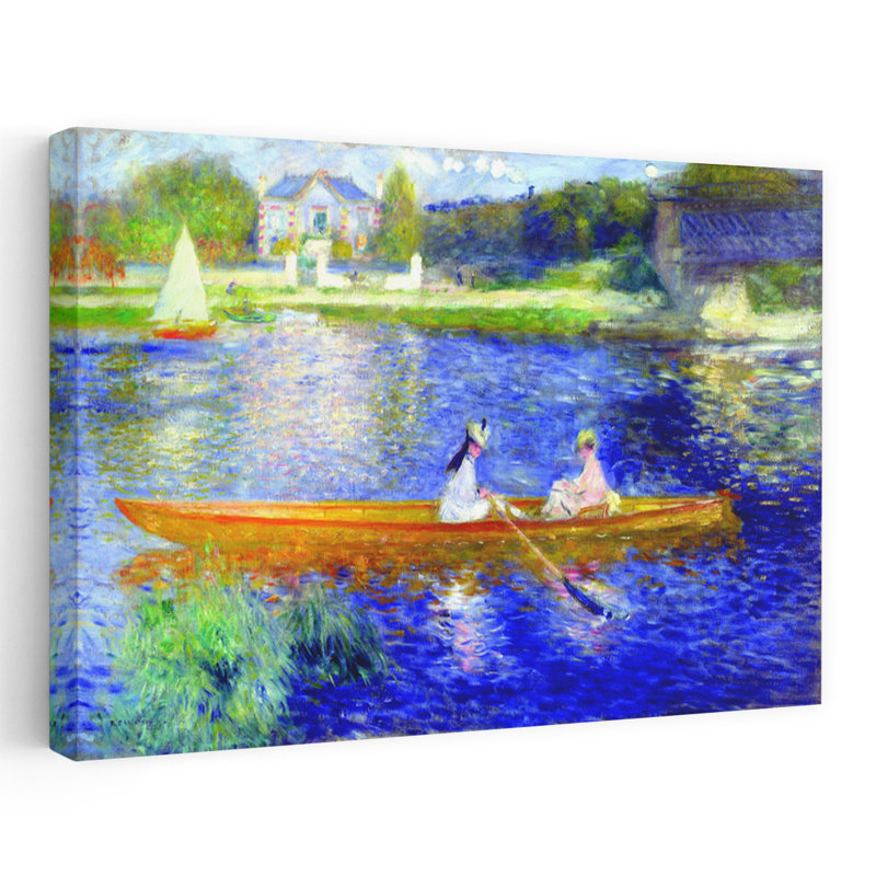 «La seine à Asnières», impression d'art classique, H 16 po x l 24 po