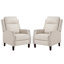 Fauteuil inclinable en cuir véritable Kindalyn-106895713