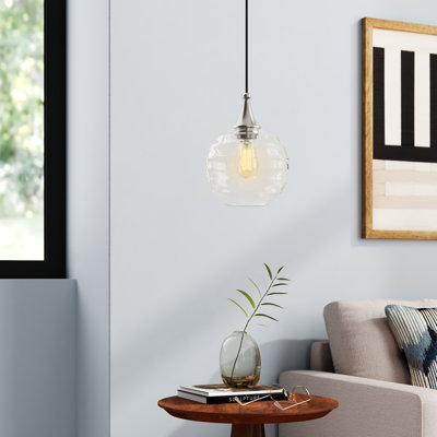 Averly 1 - Light Brushed Nickel Pendant
