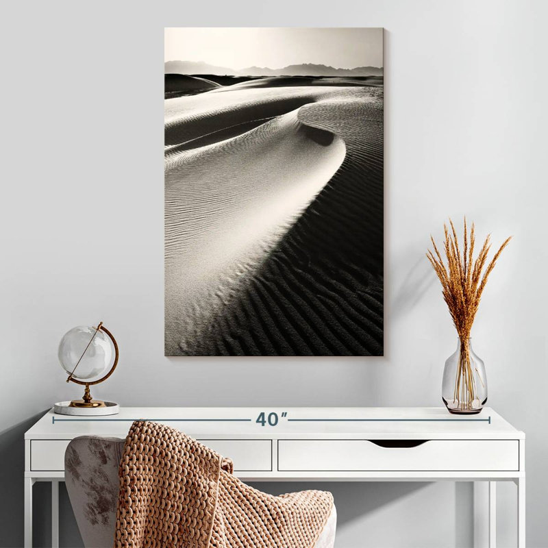 Alvord Monochromatic Sand Dunes, 30" H x 20" W
