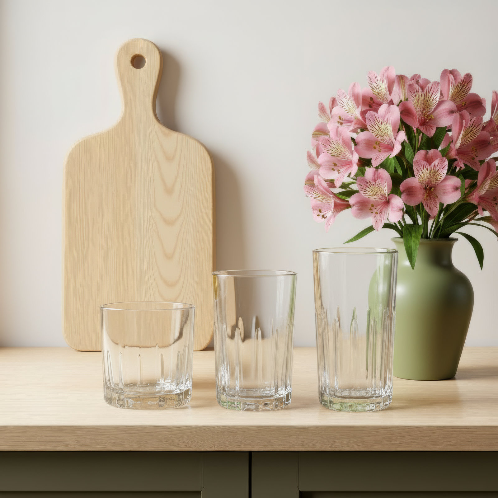 Libbey Brockton 24-Piece Tumbler, Rocks and Juice Glass Set